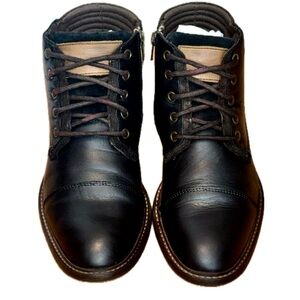 👞🚬 BULL BOXER London Grunge Leather Zip Boots | Men’s EU 41 / US 8